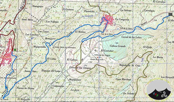 La Garganta, por Baños de Montemayor