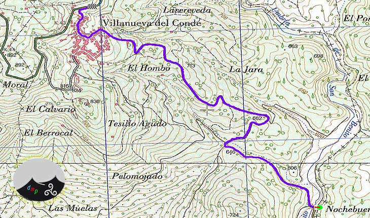 Villanueva del Conde por Arroyo San Benito